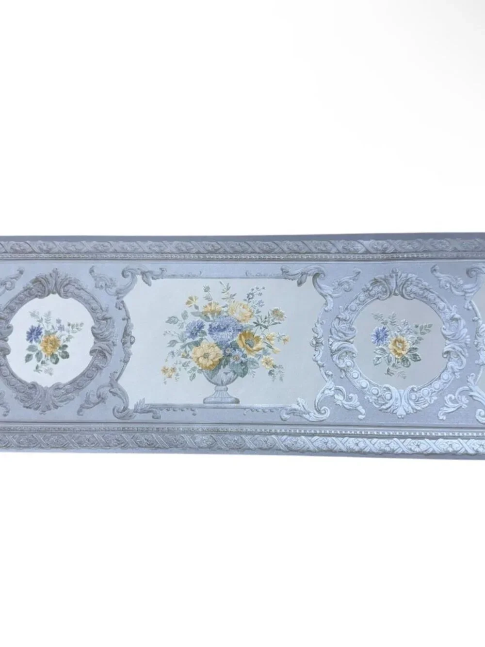 Sunworthy Vintage Wallpaper Border 2 Rolls Baroque French Floral 41228100 NEW